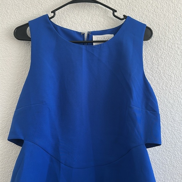 Anthropologie Mare Mare Dress Womens Large Cut Out Shift Cobalt - Picture 5 of 8